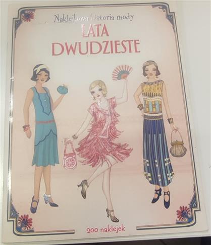 Lata dwudzieste naklejkowa historia mody