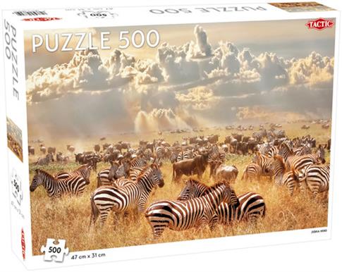 Puzzle 500 el. Animals. Zebra Herd Tactic