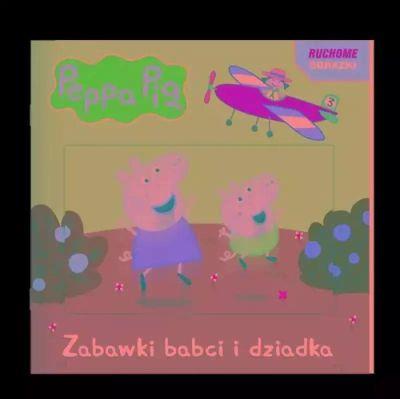 PEPPA PIG. RUCHOME OBRAZKI. ZABAWKI BABCI I DZIADK