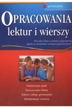 OPRACOWANIA LEKTUR I WIERSZY DLA GIMNAZJUM