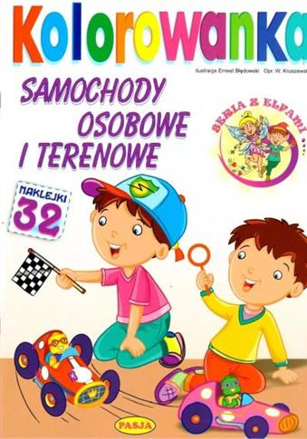 KOLOROWANKA. SAMOCHODY OSOBOWE I TERENOWE