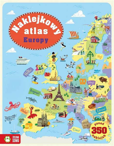 NAKLEJKOWY ALBUM NAKLEJKOWY ATLAS EUROPY
