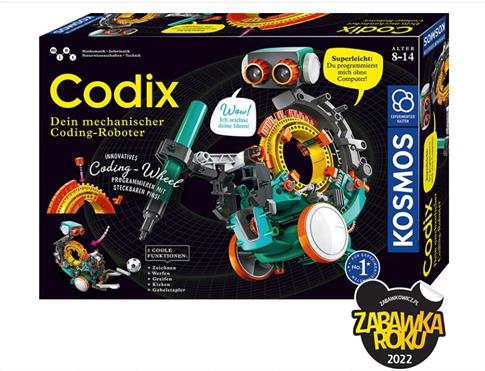 Kosmos, zestaw naukowy Codix, robot do rysowania