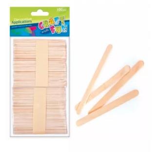 CRAFT WITH FUN PATYCZKI DREWNIANE DEKORACYJNE 100