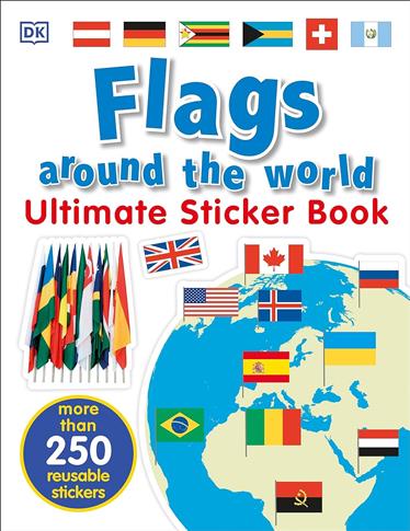 Flags Around World Ultimate Sticker Book