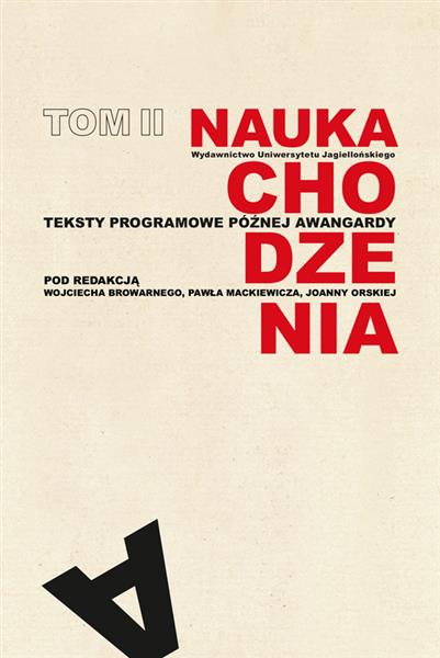 NAUKA CHODZENIA. TOM 2. TEKSTY PROGRAMOWE PÓŹNEJ A