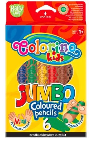 Colorino Kids, Kredki ołówkowe okrągłe Jumbo