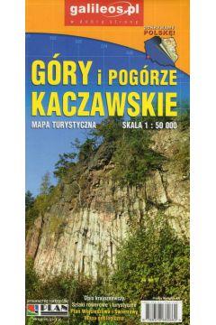 GÓRY I POGÓRZE KACZAWSKIE. MAPA TURYSTYCZNA...