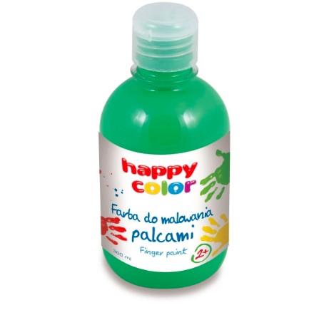 Farba do malowania palcami, zielona, 300 ml