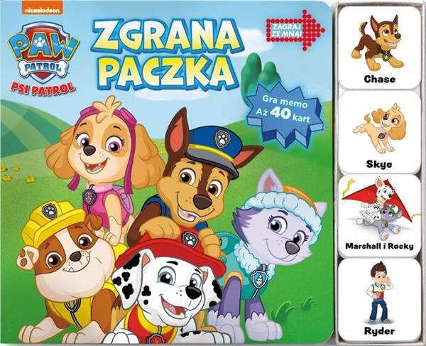 PSI PATROL. KSIĄŻKA TWARDOSTRONIOWA Z KARTAMI MEMO