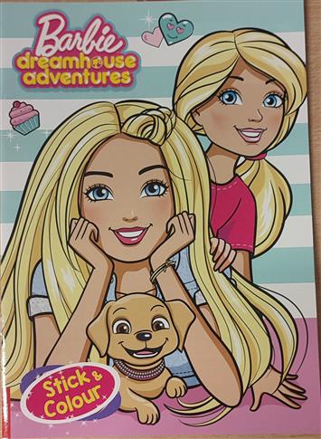 MATTEL BARBIE DREAMHOUSE ADVENTURES. STICK&COLOUR