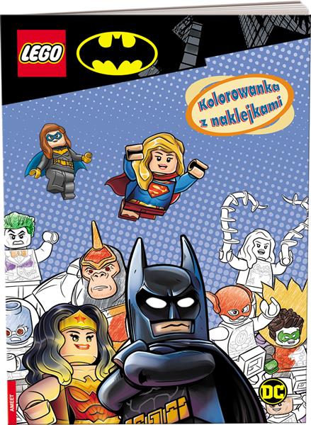 LEGO BATMAN. KOLOROWANKA Z NAKLEJKAMI