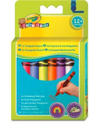 Crayola kredki świecowe trójkątne zmywalne