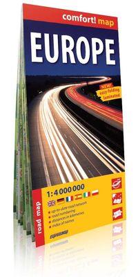 Europe road map 1:4 000 000