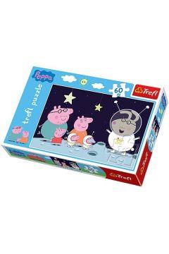 PUZZLE 60EL ŚWINKA PEPPA PODRÓŻ NA KSIĘŻYC 17262 T