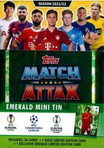 MINI PUSZKA EMERALD TOPPS MATCH ATTAX UEFA 21/22