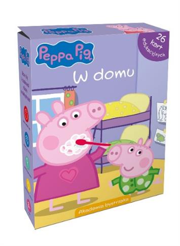 ŚWINKA PEPPA. W DOMU. KARTY EDUKACYJNE W PUDEŁKU