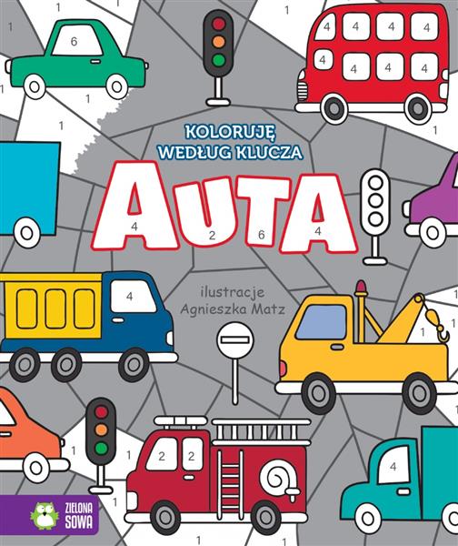 KOLORUJĘ WEDŁUG KLUCZA. AUTA