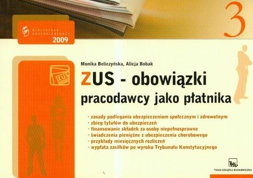 ZUS OBOWIĄZKI PRACODAWCY JAKO PŁATNIKA