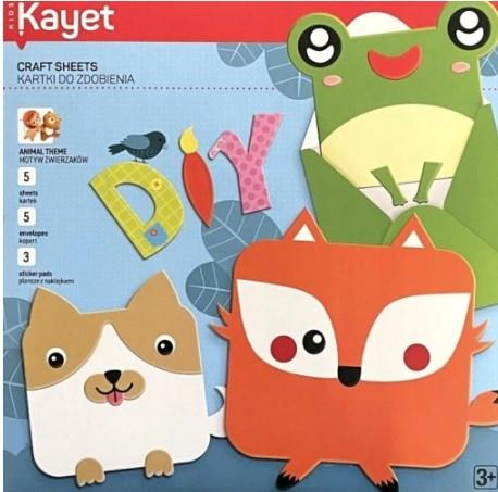 Kayet Kids Zestaw kreatywny DIY Kartki okolicznośc