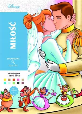ART THERAPY. KOLOROWANKA ANTYSTRESOWA. DISNEY. MIŁ