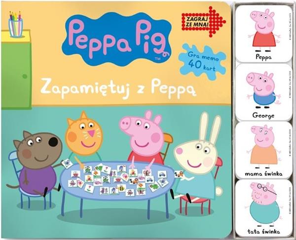 PEPPA PIG. KSIĄŻKA TWARDOSTRONICOWA Z KARTAMI MEMO