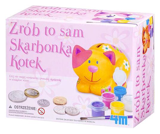 KOTEK SKARBONKA ZRÓB TO SAM