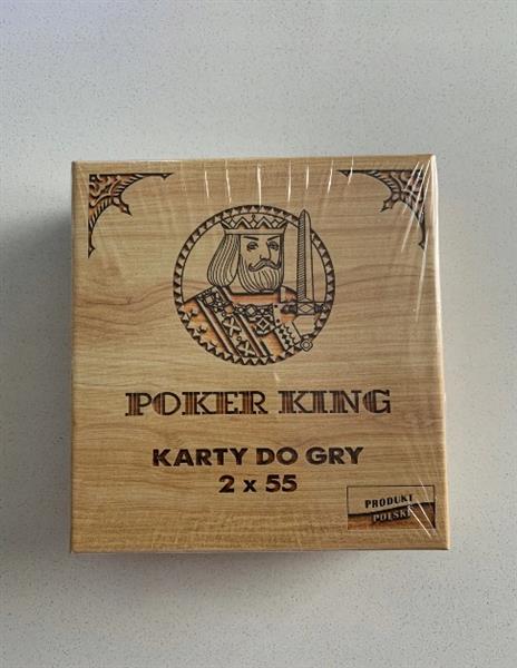 CARTAMUNDI KARTY DO GRY POKER KING 2 X 55