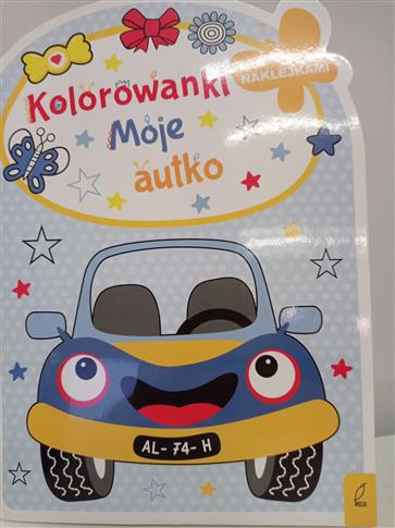Kolorowanki moje autko
