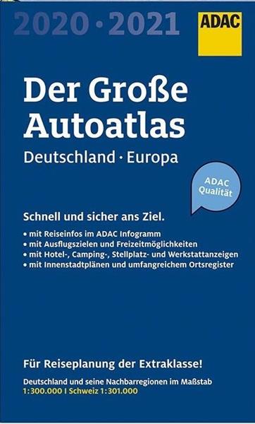 AUTOATLAS ADAC. DEUTSCHLAND, EUROPA 2020/2021