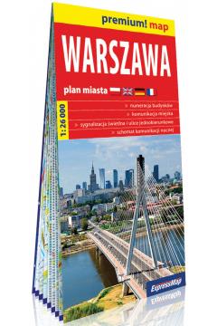 Warszawa plan miasta w kartonowej oprawie 1:26 000