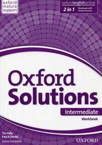 OXFORD SOLUTIONS. INTERMEDIATE WORKBOOK WITH ONLIN