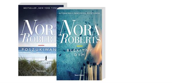 ZESTAW KSIĄŻEK NORA ROBERTS  POSZUKIWANIA  I  BŁĘK