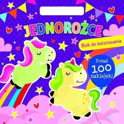 JEDNOROŻCE BLOK DO KOLOROWANIA