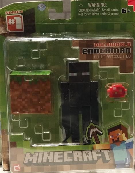 MINECRAFT FIGURKA ENDERMAN + AKCESORIA