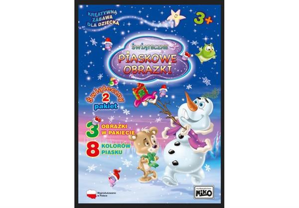 PIASKOWE OBRAZKI NIKO PAKIET 2 XMAS MALOWANKI