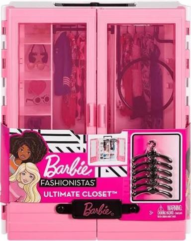 Barbie, szafa na ubranka dla lalek, GBK11