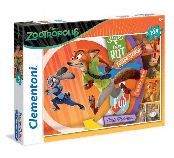 PUZZLE 104 ZOOTROPOLIS CLEMENTONI