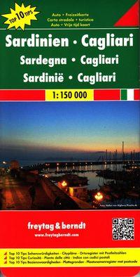 SARDYNIA CAGLIARI MAPA 1:150 000