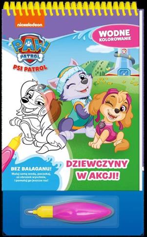 Psi Patrol. Wodne kolorowanie 15. Dziewczyny w akc