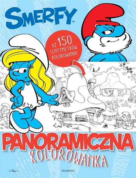 SMERFY. PANORAMICZNA KOLOROWANKA