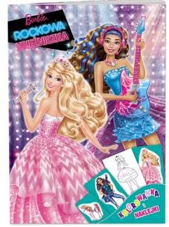 Książka Barbie Rockowa z naklejkami
