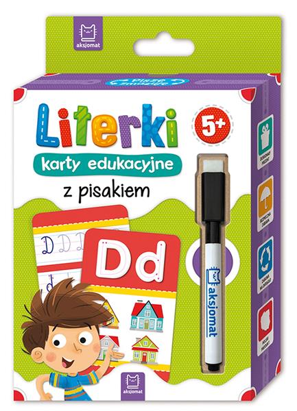 LITERKI. KARTY EDUKACYJNE Z PISAKIEM