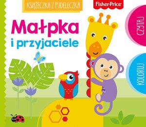 FISHER PRICE. KSIĄŻECZKA Z PUDEŁECZKA. MAŁPKA I PR