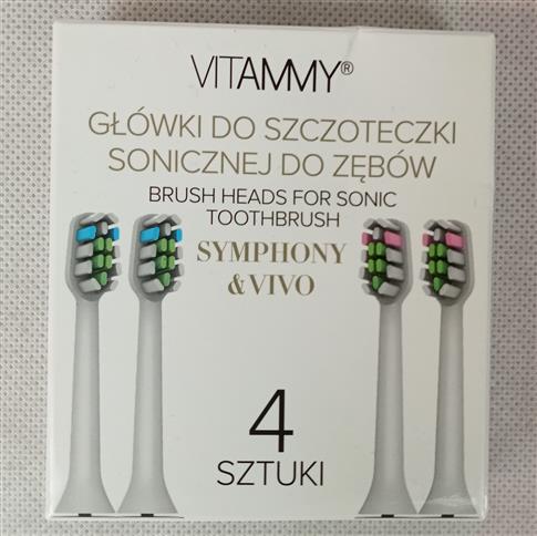 Końcówka do szczoteczek VITAMMY Symphony 4szt.