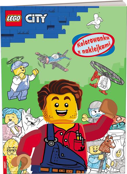 LEGO CITY. KOLOROWANKA Z NAKLEJKAMI