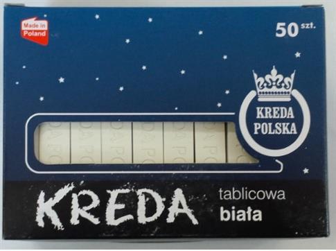 KREDA BIALA TABLICOWA B4, 50 SZTUK (19488073 )