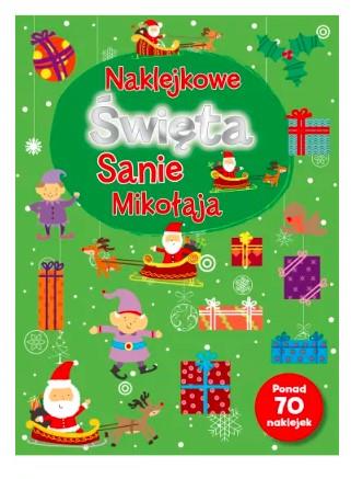 NAKLEJKOWE ŚWIĘTA. SANIE MIKOŁAJA