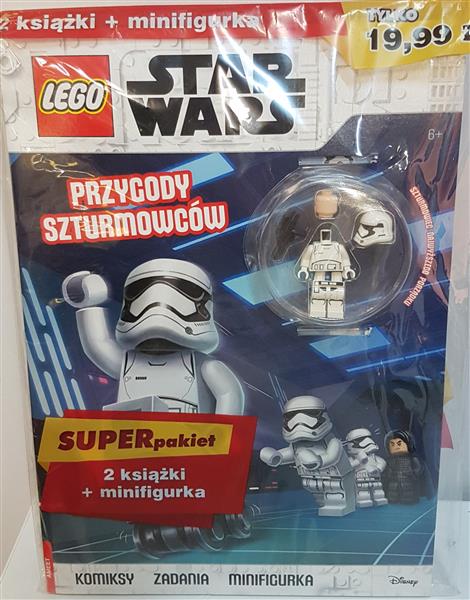 LEGO STAR WARS: 2 KSIĄZKI + MINFIGURKA