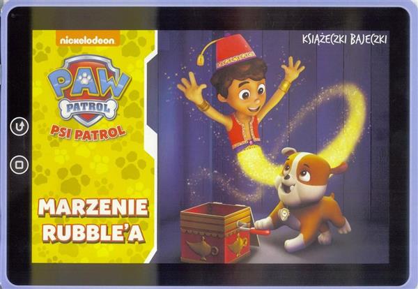 PSI PATROL. KSIĄŻECZKI BAJECZKI  MARZENIE RUBBL E